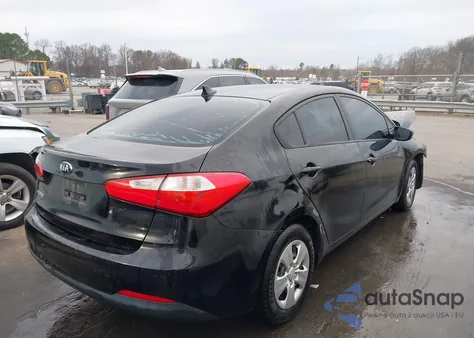 2015 Kia Forte Lx из США, поврежденный, VIN KNAFK4A67F5341225
